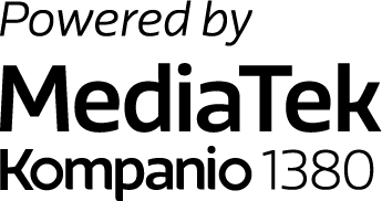 “POWERED BY” MediaTek Kompanio 1380_Black