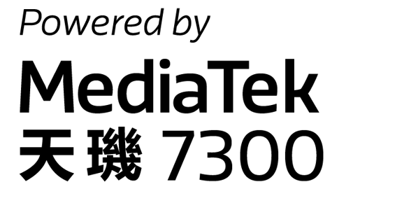 Powered by MediaTek Dimensity 7300 Logo_Black_Vertical_TW 0324