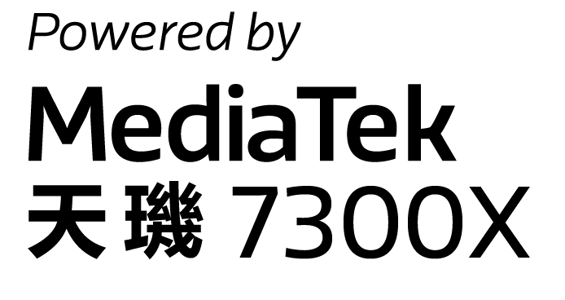 Powered by MediaTek Dimensity 7300 Logo_Black_Vertical_TW 0324